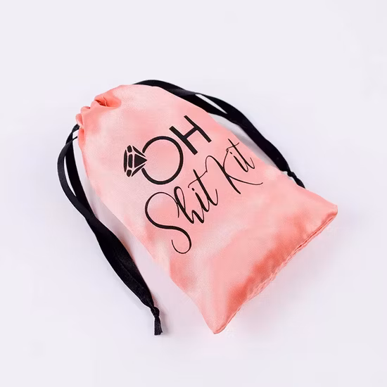 卸売中国サテンカラフルなギフトバッグ巾着広告バッグジュエリー包装袋コットン巾着洗えるキャンバスバッグロゴ付き