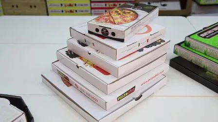 カスタム サイズ 12 14 18 インチの食品包装段ボールのピザ箱